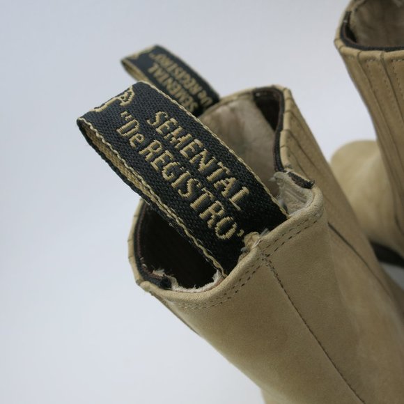 Semental de Registro Dirty Nubuck Leather Chelsea Boots Made in Mexico 28 9 - Picture 9 of 9